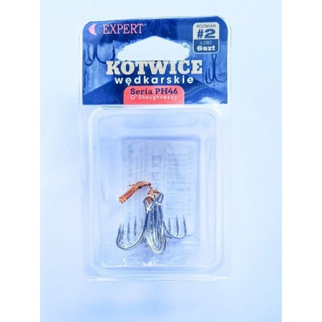 Kotwica Expert PH46 srebrna nr 2 6szt