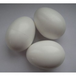 Jajo sztuczne duża kura (cena za opakowanie - 10szt.)