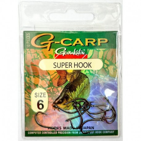 Haczyk Gamakatsu G-Carp Super Hook nr 6, 10szt